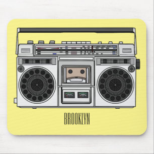 Tapis De Souris Illustration de la bande dessinée radio