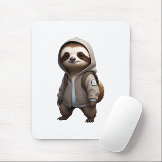 Tapis De Souris Illustration de la fente cool et adorable