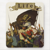 Illustration de la vie de pirate vintage 1921