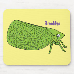 Tapis De Souris Illustration de l'insecte de la trémie verte mûre