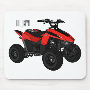 Tapis De Souris Illustration de Quad bike atv