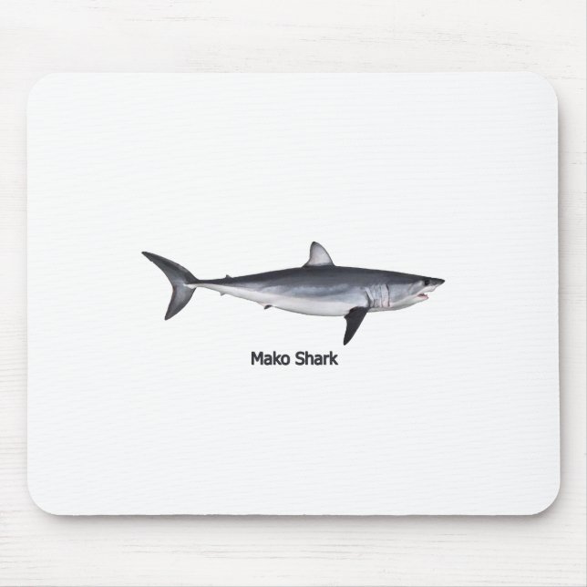 Tapis De Souris Illustration de requin de Mako de Shortfin (Devant)