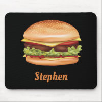 Illustration de restauration rapide Hamburger avec
