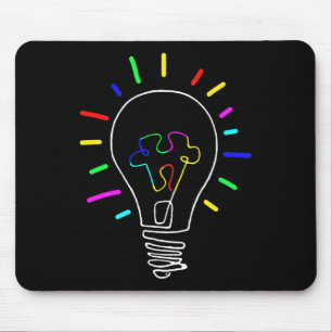 Tapis De Souris Illustration De Sensibilisation sur l'autisme Uniq