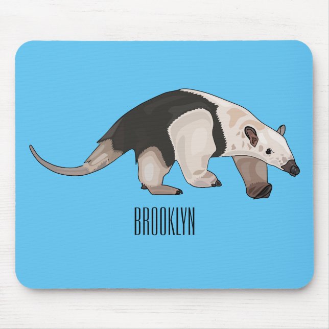 Tapis De Souris Illustration de Tamandua (Devant)