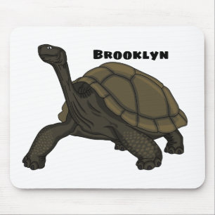 Tapis De Souris Illustration de tortue terrestre des Galapagos