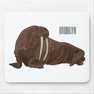 Tapis De Souris Illustration de Walrus