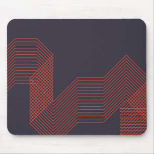 Tapis De Souris Illustration décorative à la mode simple cool oran