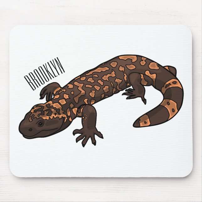 Tapis De Souris Illustration du monstre Gila (Devant)