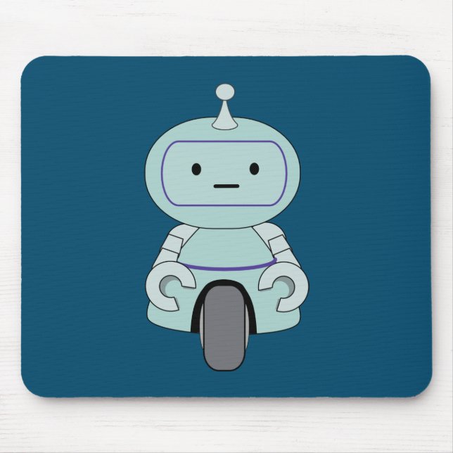 Tapis De Souris Illustration du robot mignon (Devant)