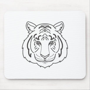 Tapis De Souris Illustration du tigre