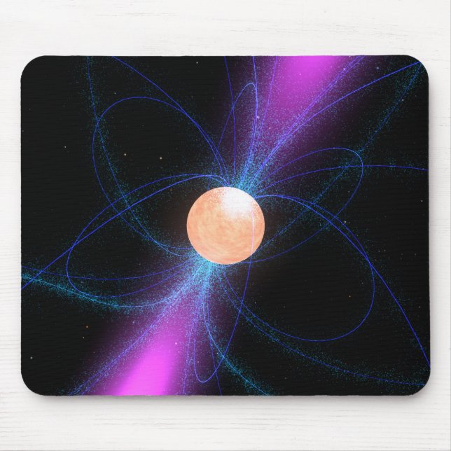 Tapis De Souris Illustration d'un pulsar 2 (Devant)