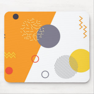 Tapis De Souris Illustration géométrique urbaine, cool, unique, te