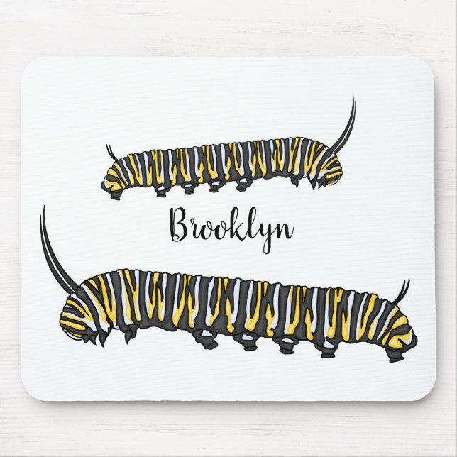 Tapis De Souris Illustration Monarch caterpillar (Devant)
