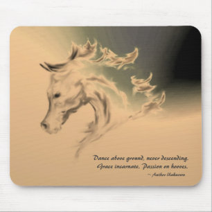 Tapis De Souris Illustration Mousepad - citation de cheval de