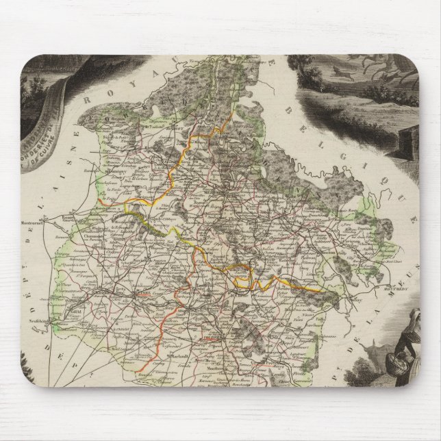 Tapis De Souris Illustrations de marge (Devant)