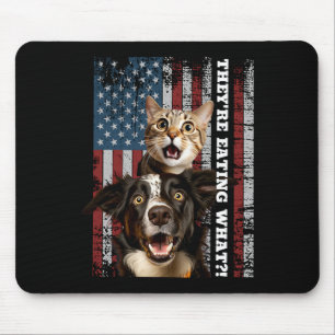 Tapis De Souris Ils mangent les chiens, les chats, les animaux de