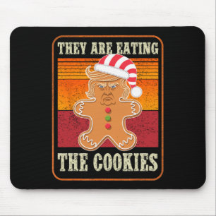 Tapis De Souris Ils Mangent Les Cookies Noël Trump Humour