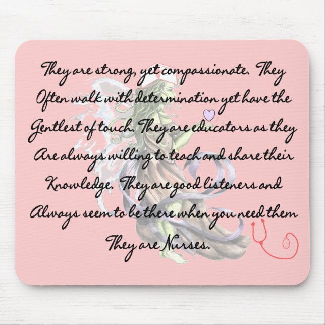 Tapis De Souris Ils sont des infirmières.  Mousepad (Devant)