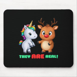 Tapis De Souris Ils sont réels ! Rudolph rencontre la licorne de N