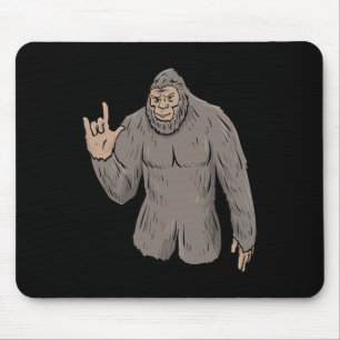 Tapis De Souris ILY GROS Pied ASL Geste MAIN Sourde Perte d'auditi