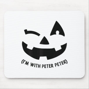Tapis De Souris Im Avec Peter Couple Halloween Femmes Adultes Elle
