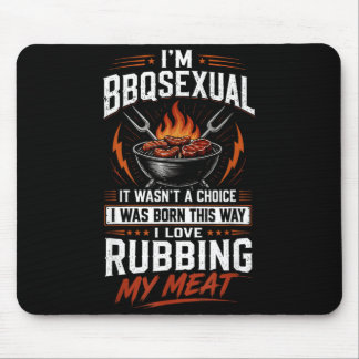 Tapis De Souris Im Bbqual Drôle Bbq Grill Viande Fumoir Gril