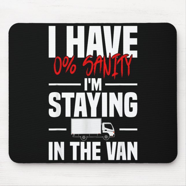 Tapis De Souris I'm Staying In Tha Van Funny Phasmophobia Women's  (Devant)