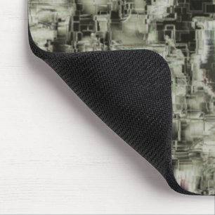 Tapis De Souris Image Abstraite en mosaïque sculptée dans les tons