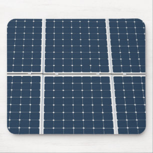 Tapis De Souris Image amusante d'un panneau solaire