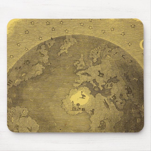 Tapis De Souris Image du monde (Devant)