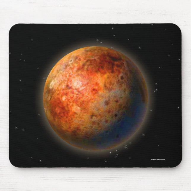 Tapis De Souris Image planétaire Pluto Astronomy (Devant)