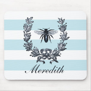 Tapis De Souris Image souveraine française de guirlande d'abeille