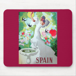 Tapis De Souris Image vintage d'Espagne