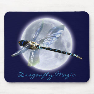 Tapis De Souris IMAGINAIRE DRAGONFLY & LUNE Mousepad