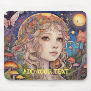 Tapis De Souris Imaginaire fille - Personnalisé