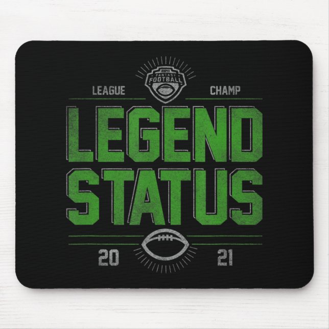 Tapis De Souris Imaginaire Football League Champ Legend Statut (Devant)