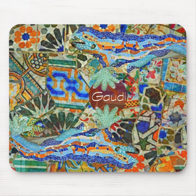 Tapis De Souris Imaginaire. Gaudi. Image 1 (Devant)