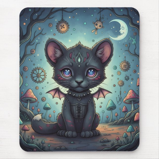Tapis De Souris Imaginaire gothique Kit bébéBat (Devant)