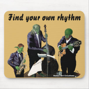 Tapis De Souris Imaginaire Jazz Blues Musiciens Musique Art Souris
