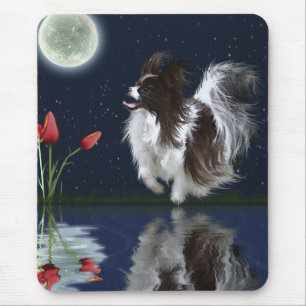 Tapis De Souris Imaginaire mignon CHIEN PAPILLON Mousepad