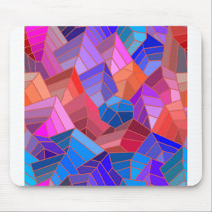 Tapis De Souris Imaginaire Montagnes Vue du ciel