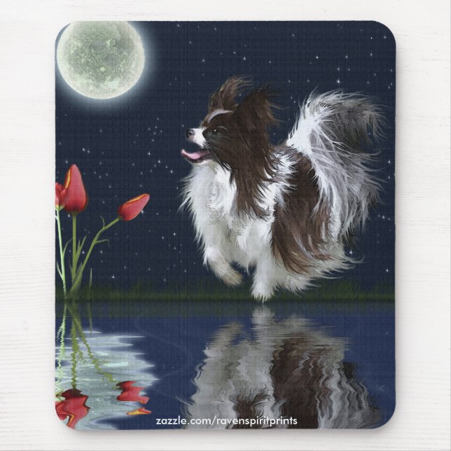 Tapis De Souris IMAGINAIRE PAPILLON CHIEN Mousepad (Devant)