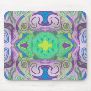 Tapis De Souris Imaginaire vert pourpre Mousepad