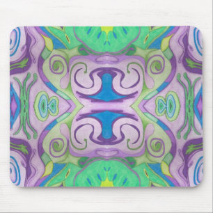 Tapis De Souris Imaginaire vert pourpre Mousepad