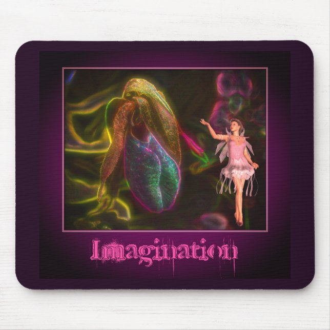 Tapis De Souris Imagination Fairy Flower Inspiration (Devant)