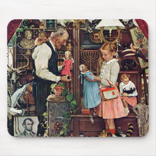 Tapis De Souris Imbécile d'avril, 1948 (Devant)