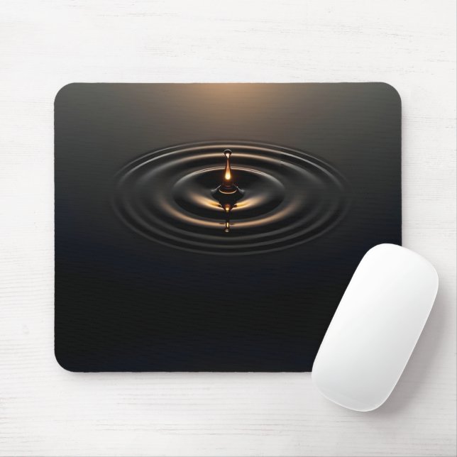 Tapis De Souris Impact doré sur la surface viscale (Avec souris)