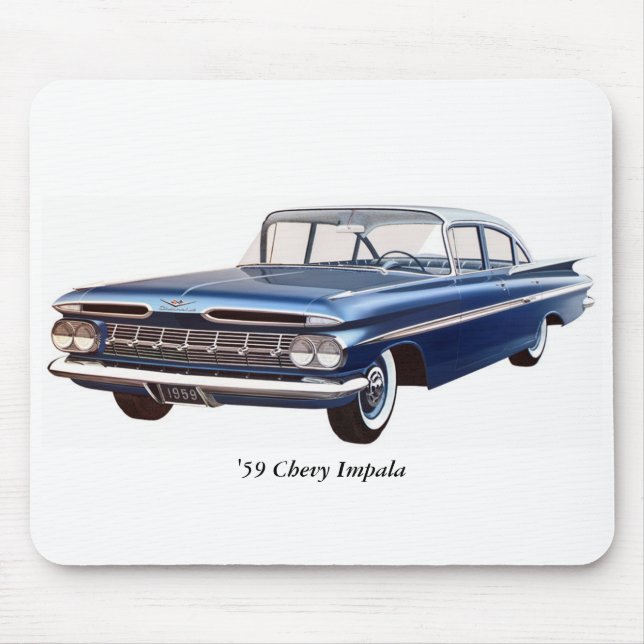 Tapis De Souris 'Impala Mousepad de 59 Chevy (Devant)