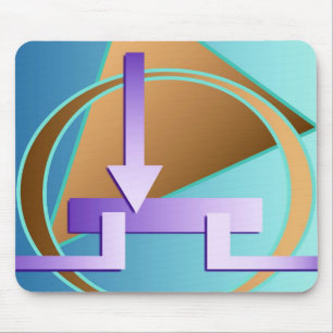 Tapis De Souris Impression art numérique "Diagramme de circuit"